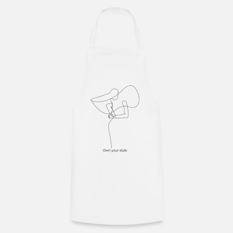 Own your style - Cooking Apron - white