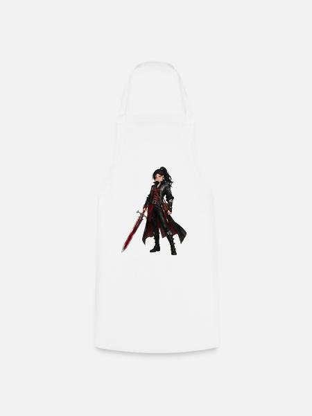 Anime Vampir Jäger im Anime-Stil - Kochschürze - Weiß