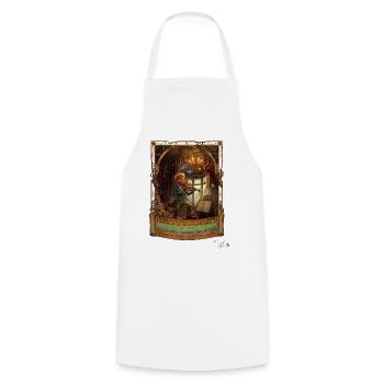 Ameise MALÚ Geige Violine Orchester Kinder Pop Art - Kochschürze - Weiß - Vorne - AI Model Male 185 dark (185cm)