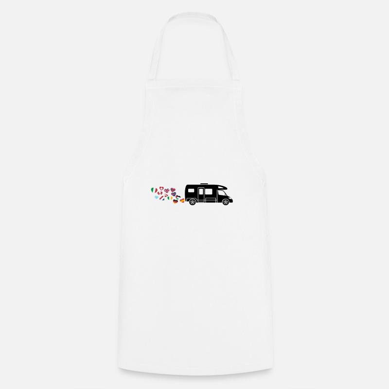 Profilé Road trip lover - Tablier de cuisine - blanc
