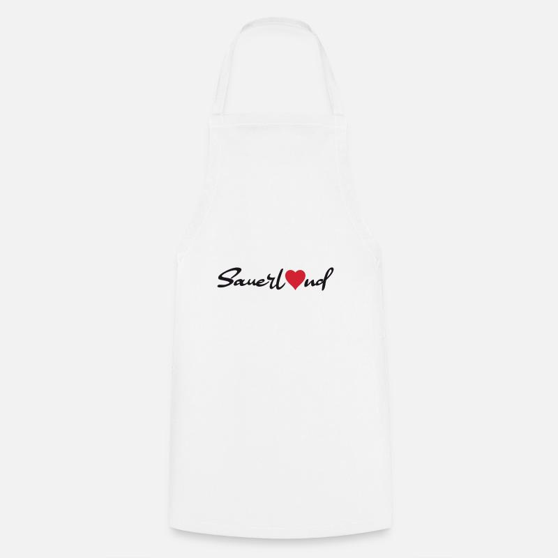 Sauerland Sticker - Cooking Apron - white