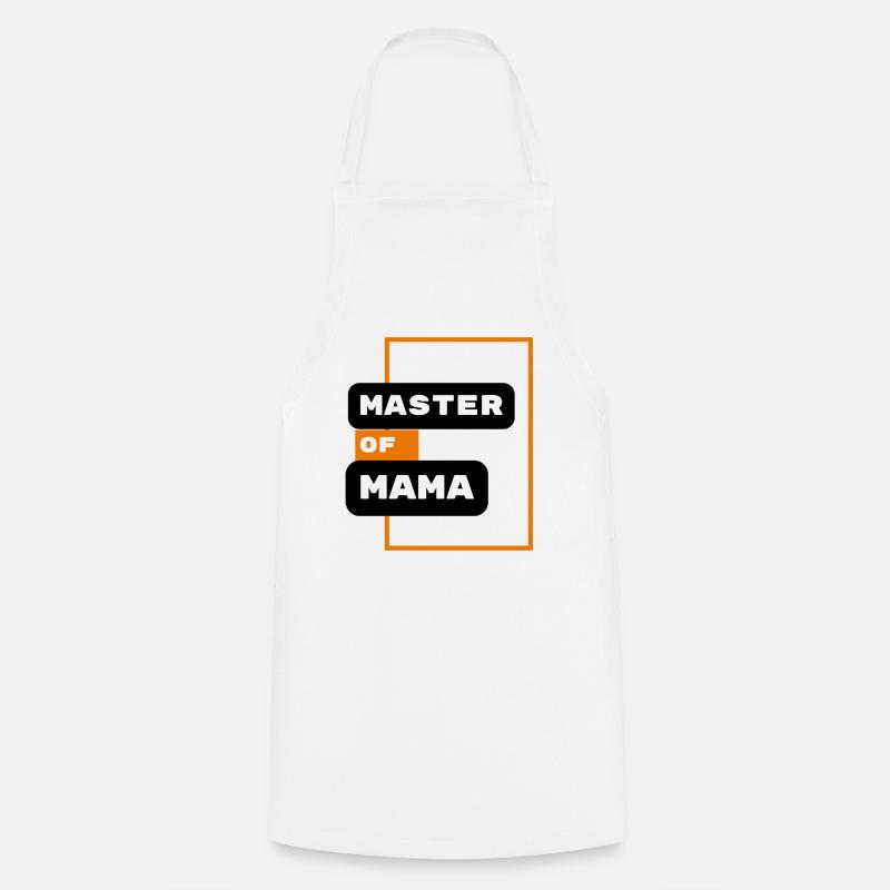 Maître de Mama - Tablier de cuisine - blanc