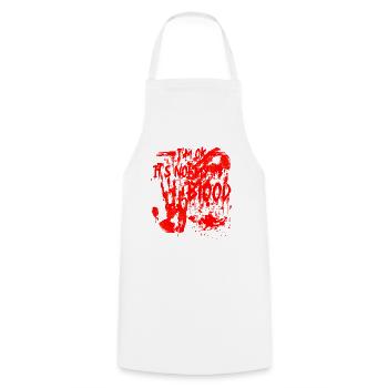 Halloween Heureux Horreur Monstre Sang Effrayant - Tablier de cuisine - blanc - Devant - AI Model Male 185 dark (185cm)