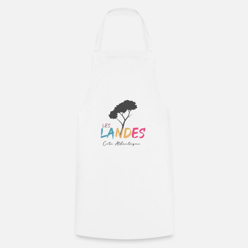 018c les landes2 - Tablier de cuisine - blanc