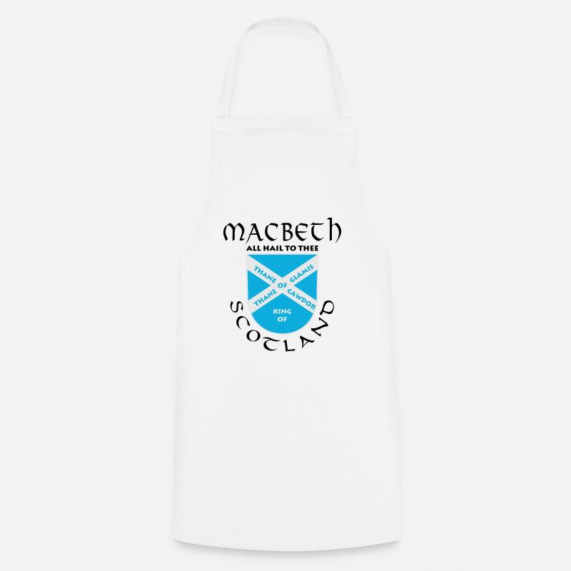 Ecosse Macbeth - Tablier de cuisine - blanc
