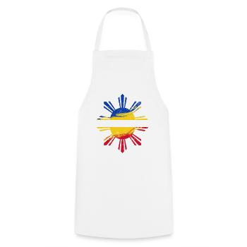 Philippinen Filipino Flagge Stolz I Geschenk - Kochschürze - Weiß - Vorne - AI Model Male 185 dark (185cm)