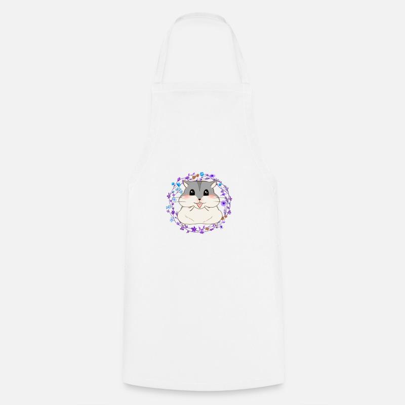 hamster - Cooking Apron - white