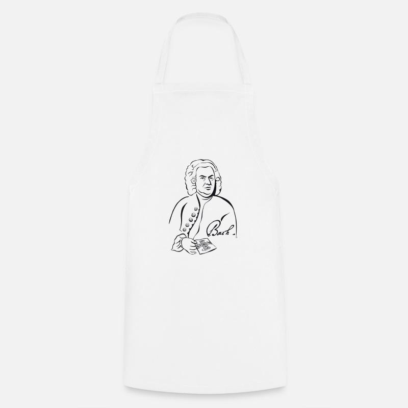 Bach - Cooking Apron - white