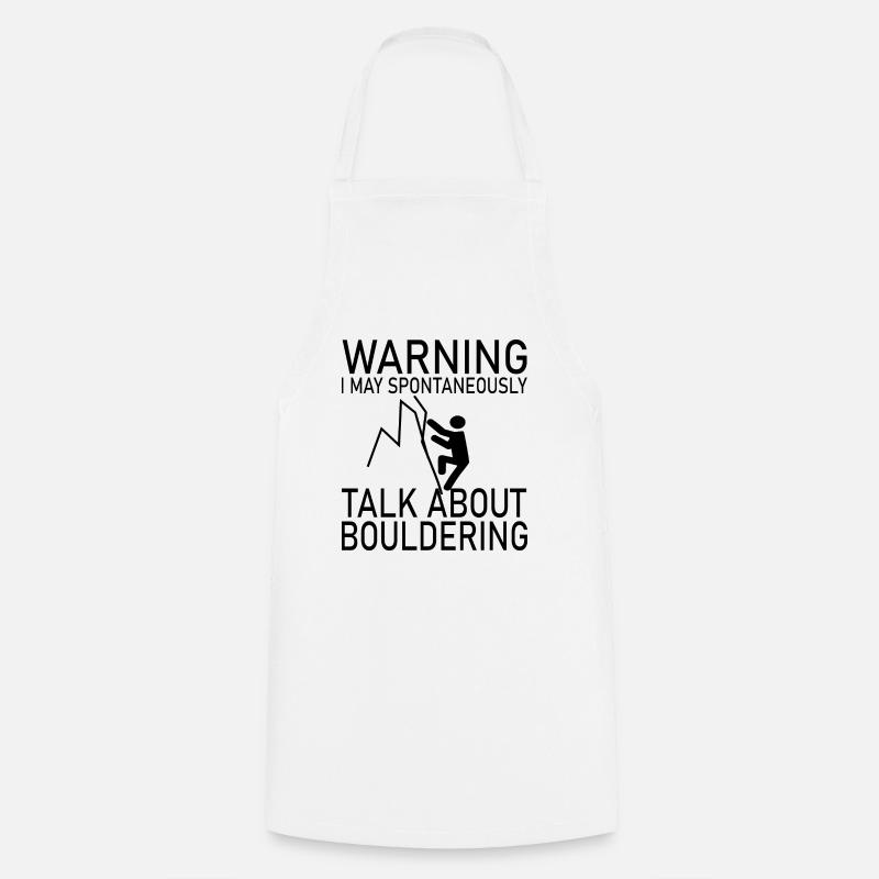 climbing - Cooking Apron - white