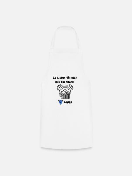 V8 Power - Kochschürze - Weiß