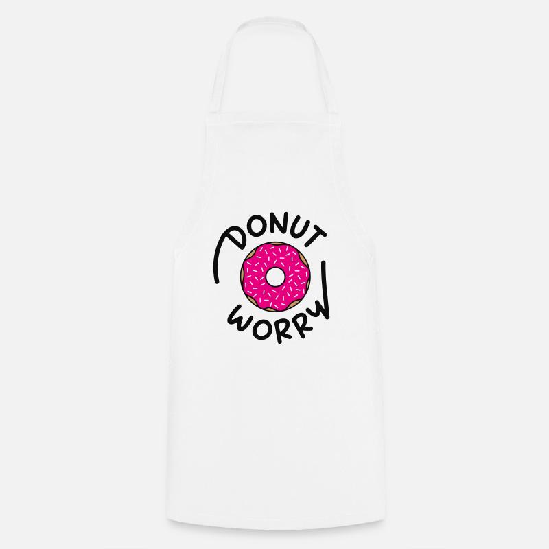 Donut bekymring - Forklæde - hvid