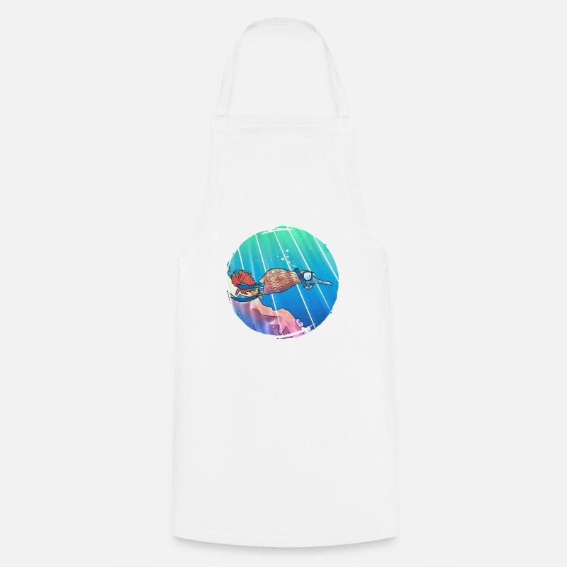 Kiwi divers - Cooking Apron - white