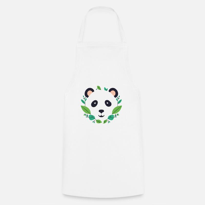Panda Peace - Cooking Apron - white