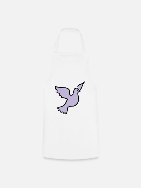 Dove - Cooking Apron - white