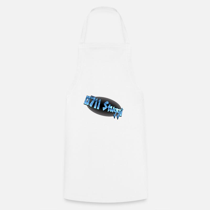 0711 Stuttgart - Cooking Apron - white