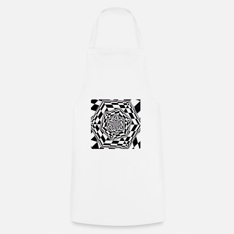 returning cube - Cooking Apron - white