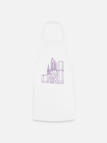 Gedächtniskirche Berlin - Kochschürze - Weiß