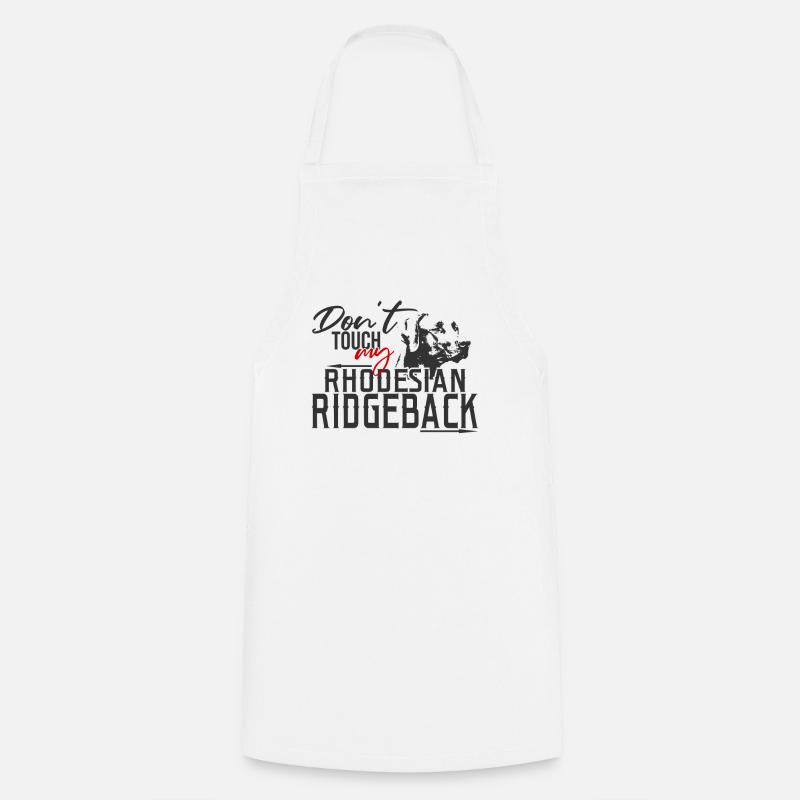 Rhodesian Ridgeback - Cooking Apron - white