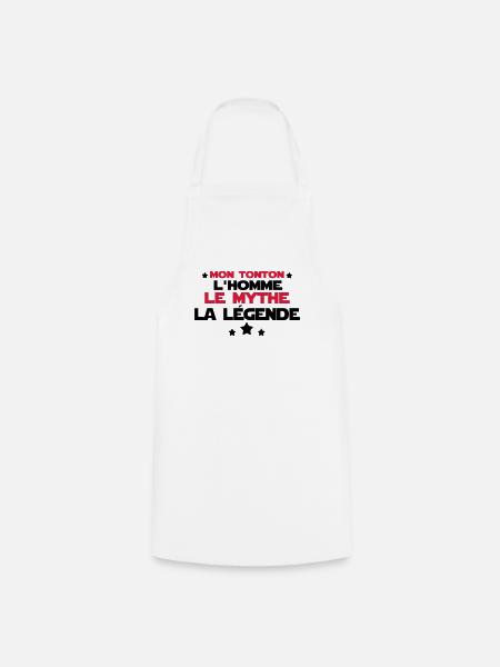mon tonton - Tablier de cuisine - blanc