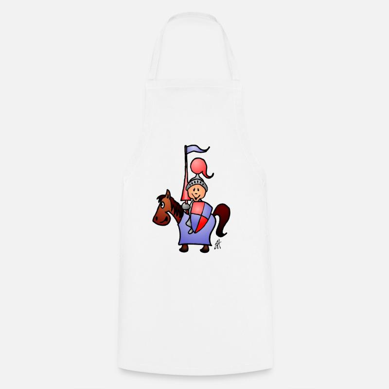 Chevalier - Tablier de cuisine - blanc