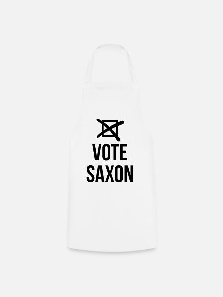 Vote Saxon - Tablier de cuisine - blanc