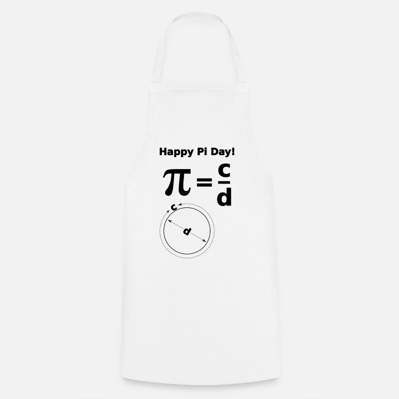mathematics - Cooking Apron - white