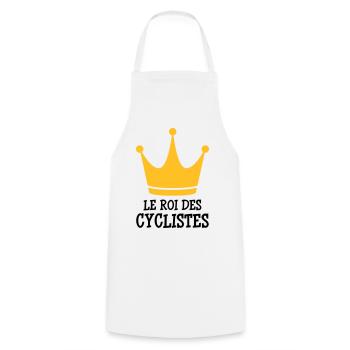 Cyclisme / Cycliste / Vélo / VTT / BMX - Tablier de cuisine - blanc - Devant - AI Model Male 185 dark (185cm)