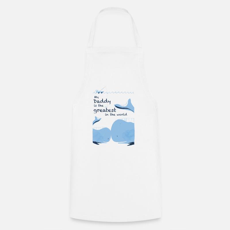 Father’s Day - Cooking Apron - white
