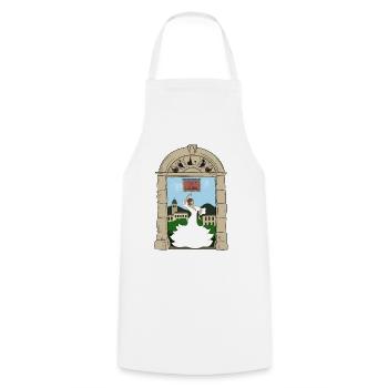 Calle del Laurel - Tablier de cuisine - blanc - Devant - AI Model Male 185 dark (185cm)