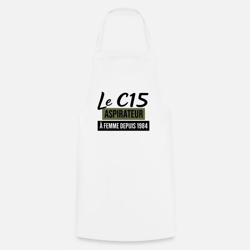 C15 - Cooking Apron - white