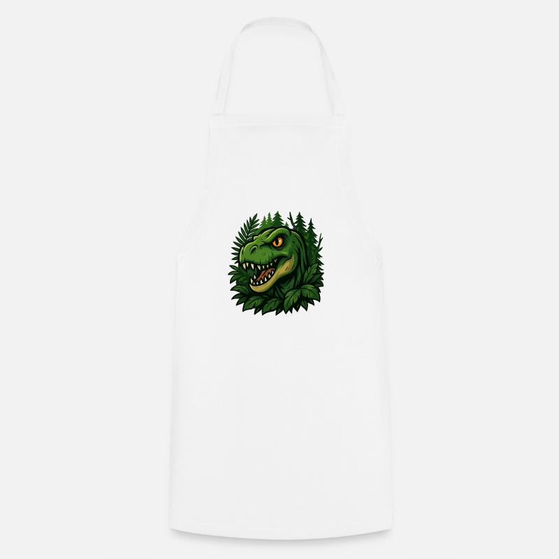 T-Rex - Tablier de cuisine - blanc