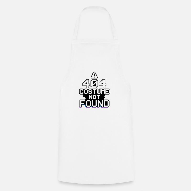 404 Costume Not Found - Cooking Apron - white