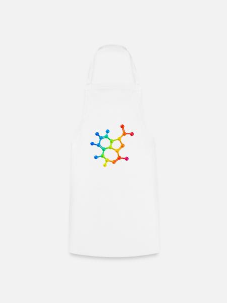 Trippy acid has visual effect - Kochschürze - Weiß