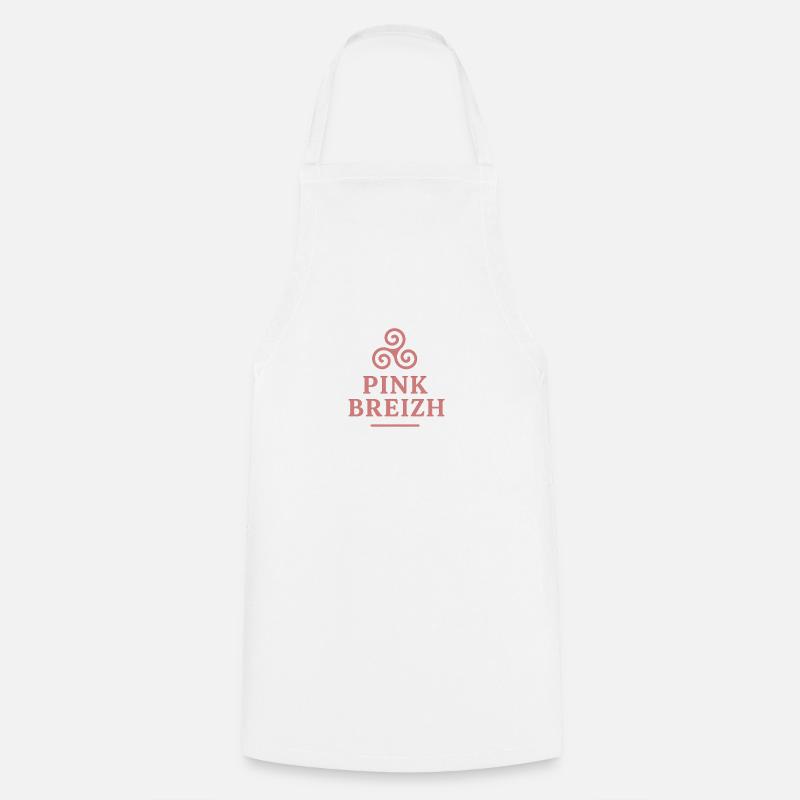 Brittany Rose Triskel - Cooking Apron - white