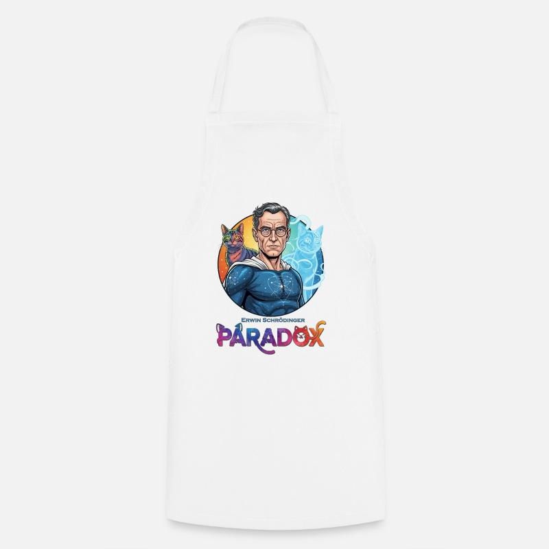 Cosmo-Schrödinger-Paradoxon - Kochschürze - Weiß