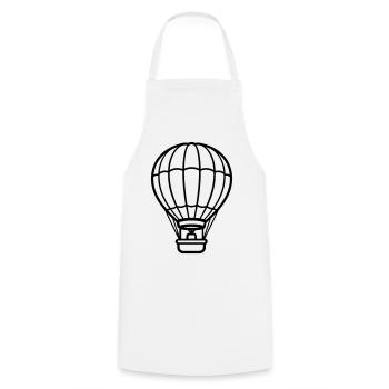 ballon - Tablier de cuisine - blanc - Devant - AI Model Male 185 dark (185cm)