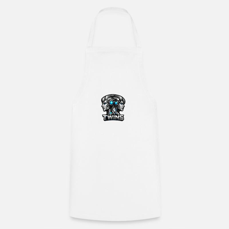 Twins - Cooking Apron - white