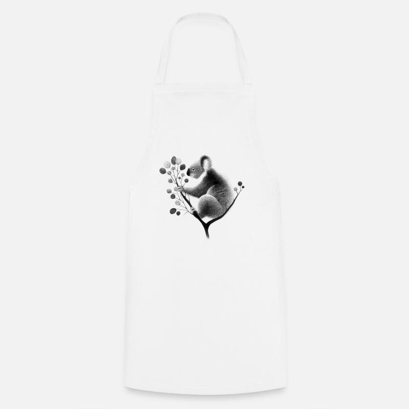 Koala - Cooking Apron - white