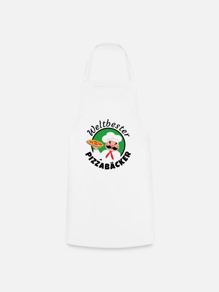 Weltbester Pizzabäcker - Kochschürze - Weiß