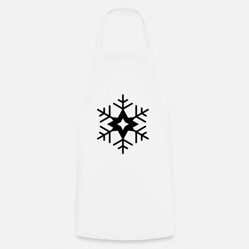 snowflake icon - Kochschürze - Weiß