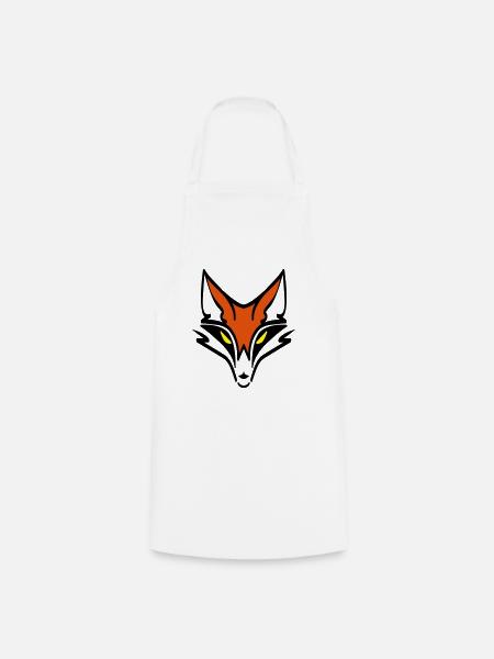 Fuchs logo fox - Kochschürze - Weiß