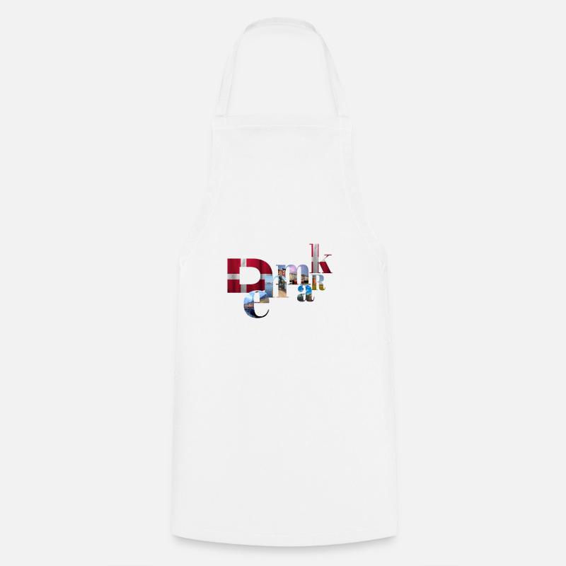 Denmark - Cooking Apron - white