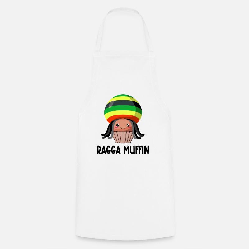 Ragga Muffin - Cooking Apron - white