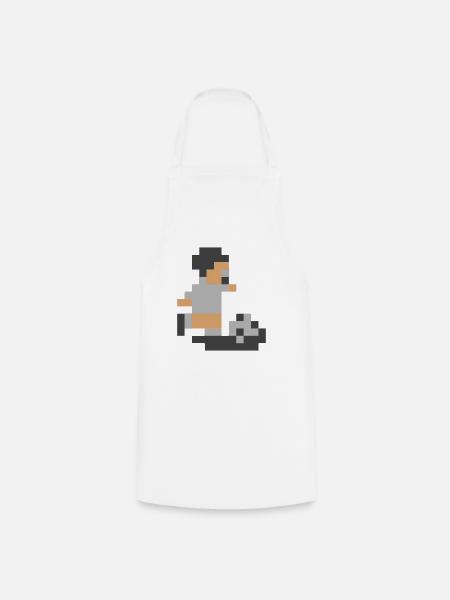 Sensi Pixel Man - Kochschürze - Weiß