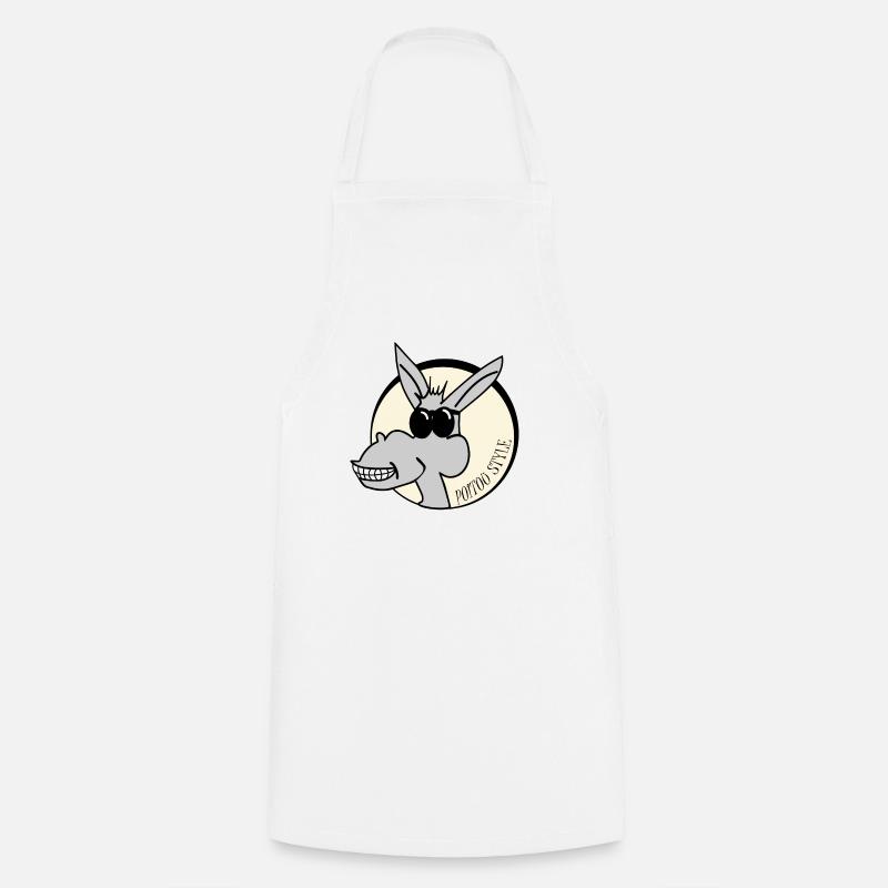 Poitou style - Tablier de cuisine - blanc