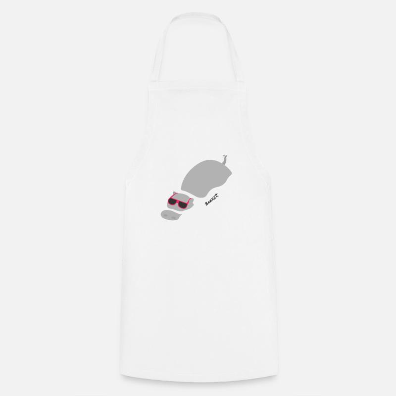 Chillin 'Hippo - Cooking Apron - white