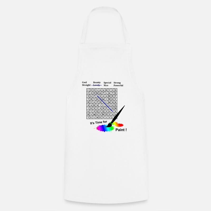 Riddle on you - Cooking Apron - white
