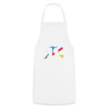 L’âge n’est qu’un chiffre - 11e anniversaire - Tablier de cuisine - blanc - Devant - AI Model Male 185 dark (185cm)