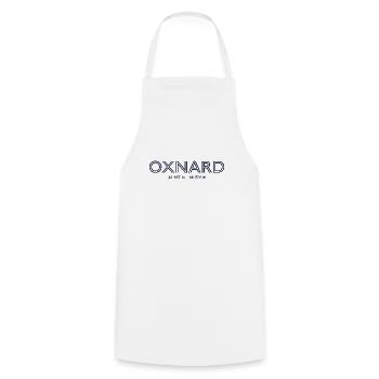 USA Stadt Koordinaten - Oxnard - Kochschürze - Weiß - Vorne - AI Model Male 185 dark (185cm)