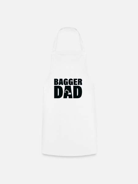 Job - Bagger Dad - Kochschürze - Weiß